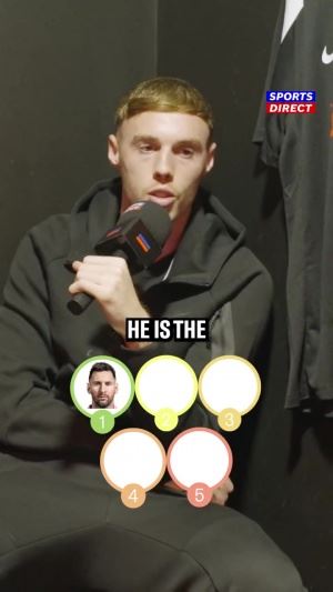 帕尔默排心中TOP5：梅西第一因为是goat，内马尔鲁尼二三C罗第四